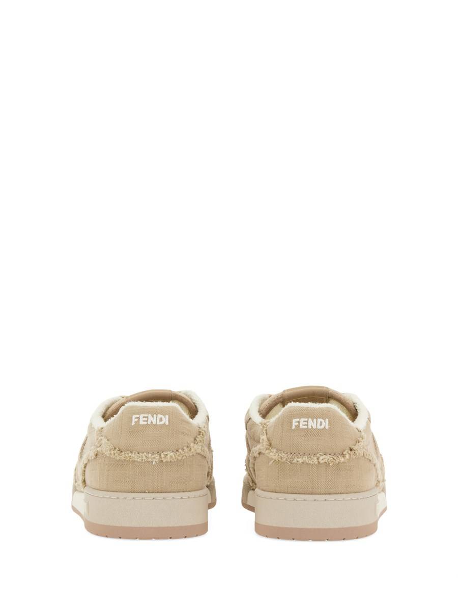 FENDI SNEAKER FENDI MATCH LOW TOP IN CANVAS