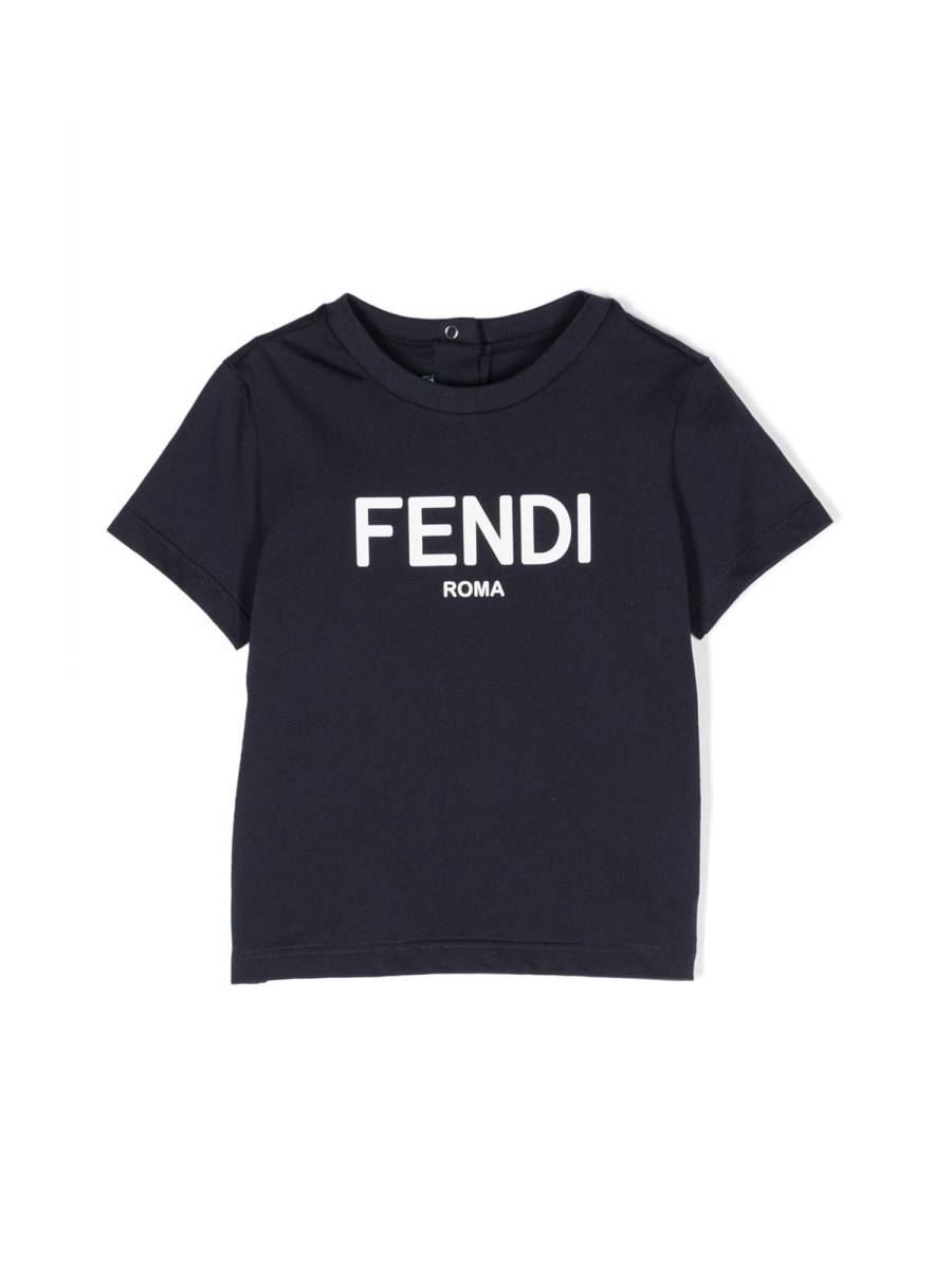 FENDI T-SHIRT M/C LOGO