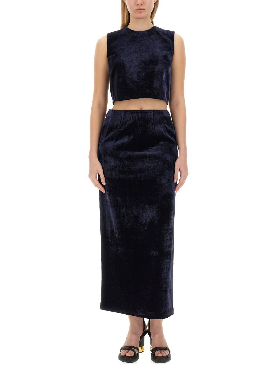 FENDI TOP IN VELLUTO