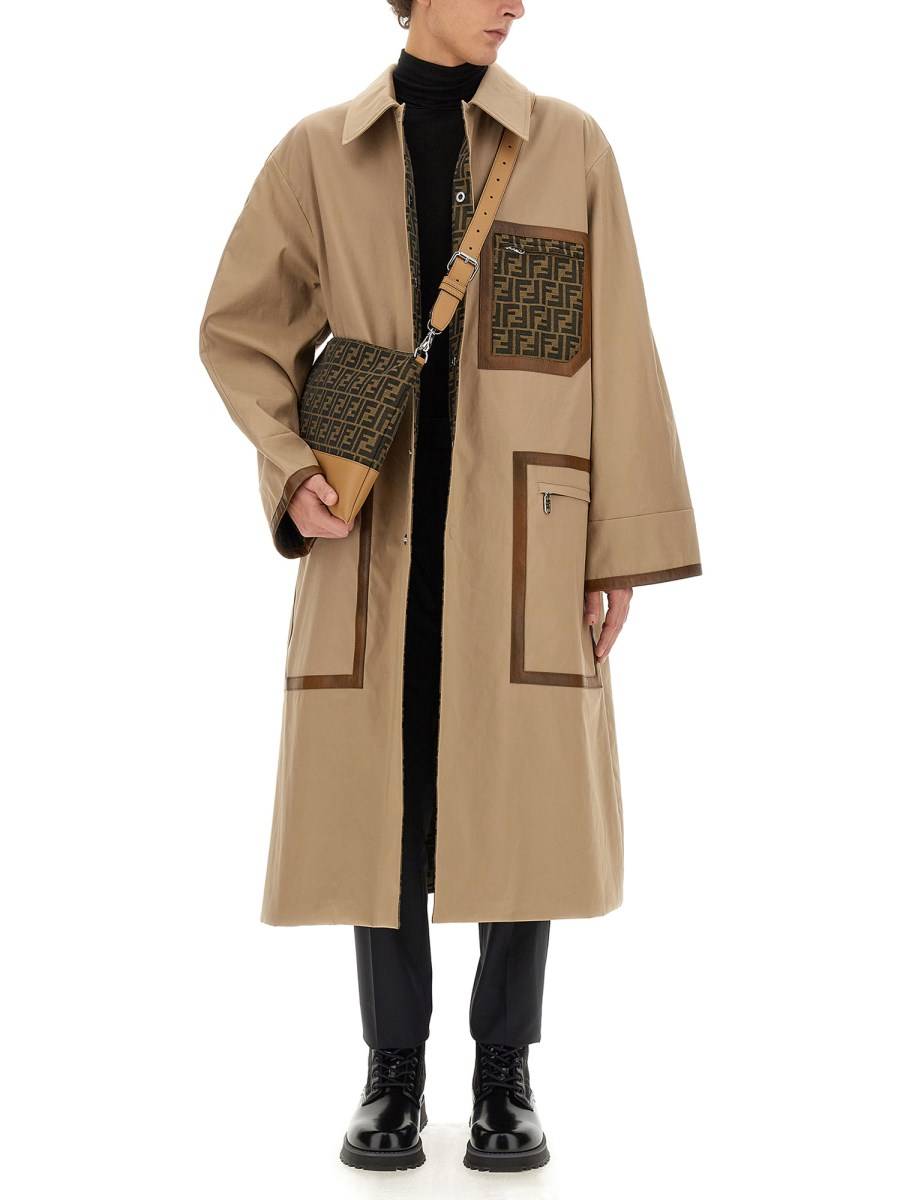 FENDI TRENCH IN TESSUTO