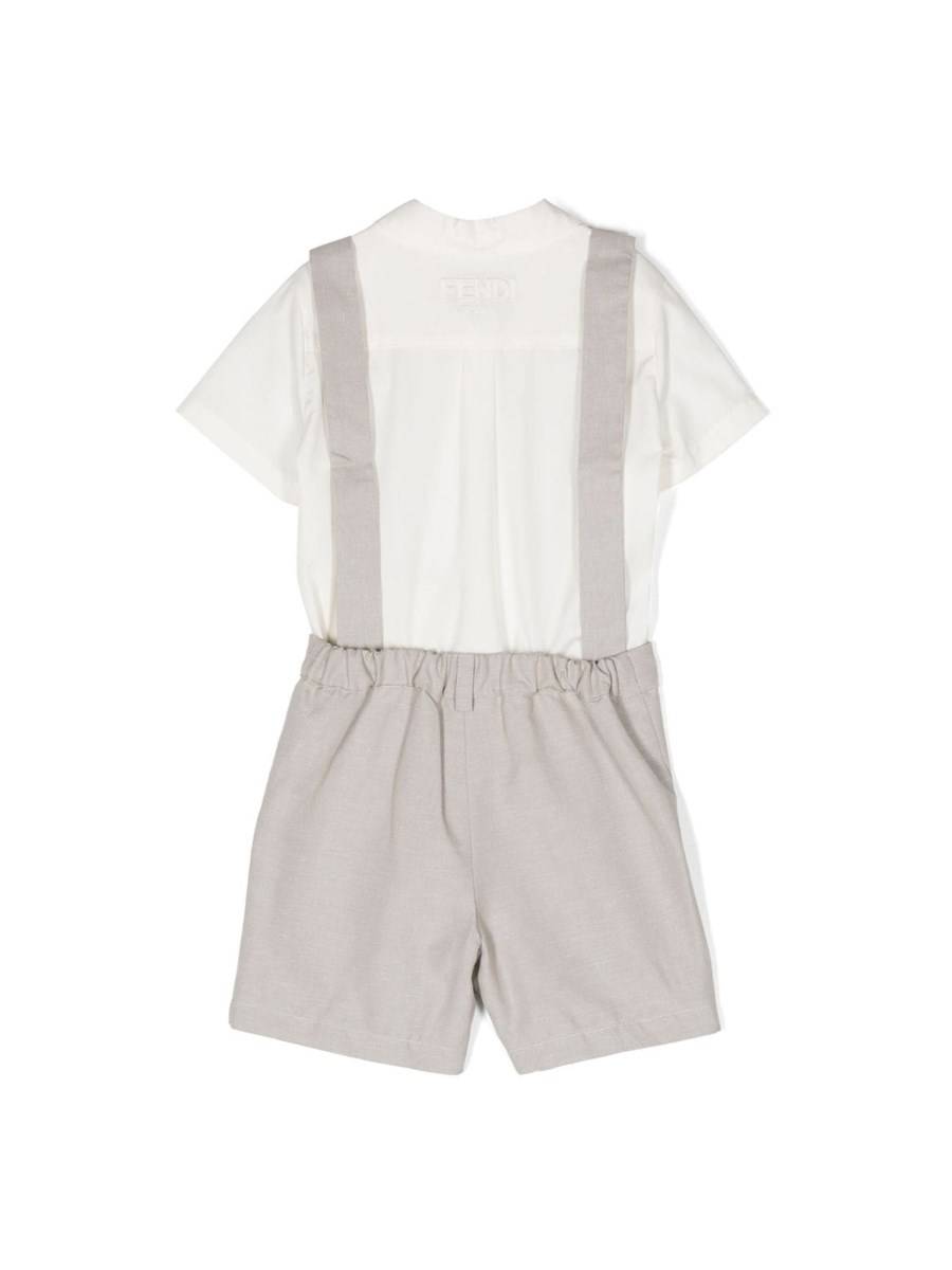 FENDI TUTINA CAMICIA E SALOPETTE