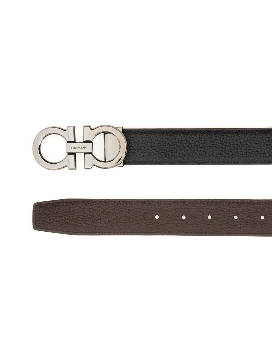 FERRAGAMO CINTURA REVERSIBILE IN PELLE