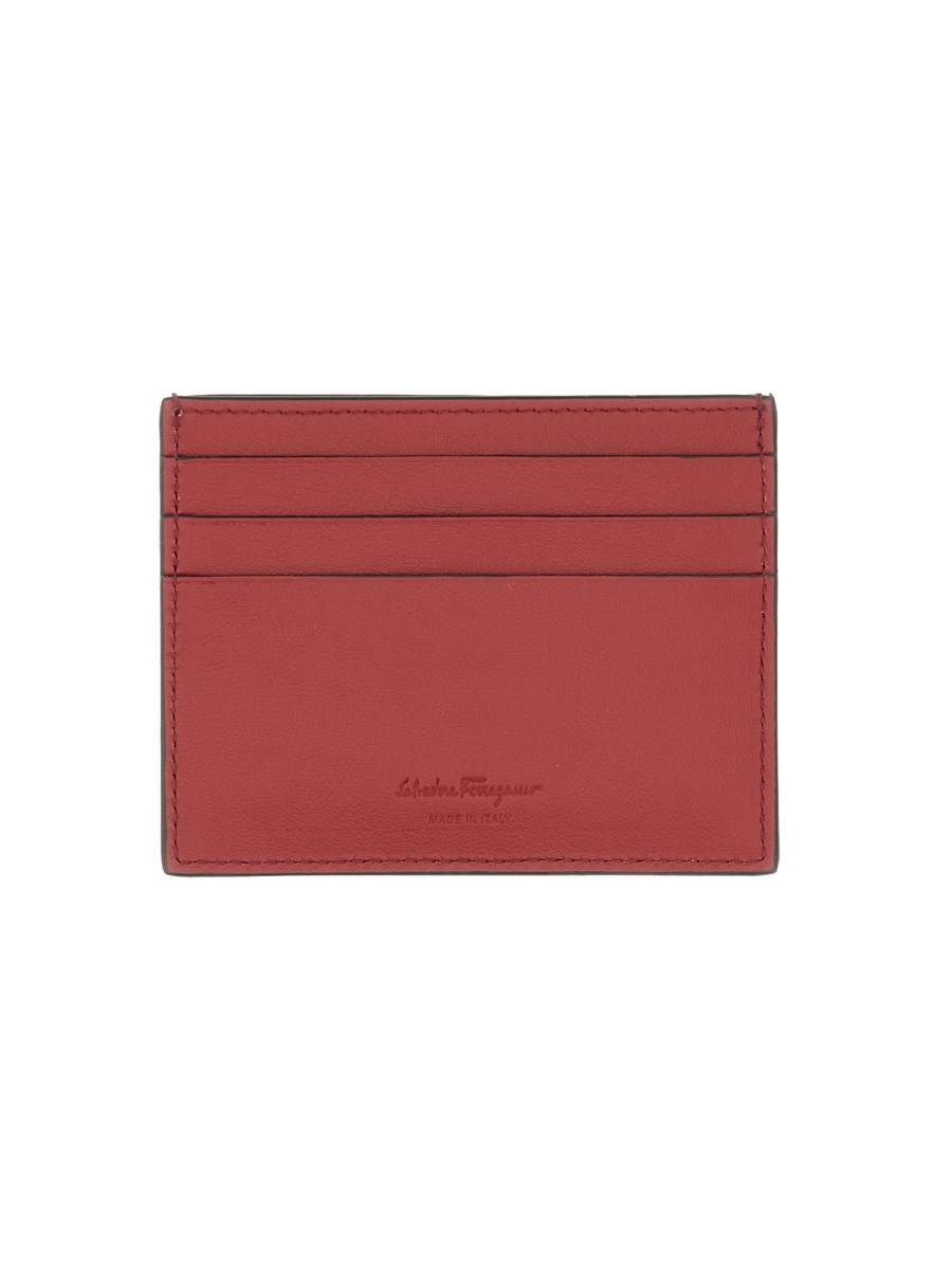 FERRAGAMO PORTACARTE IN PELLE