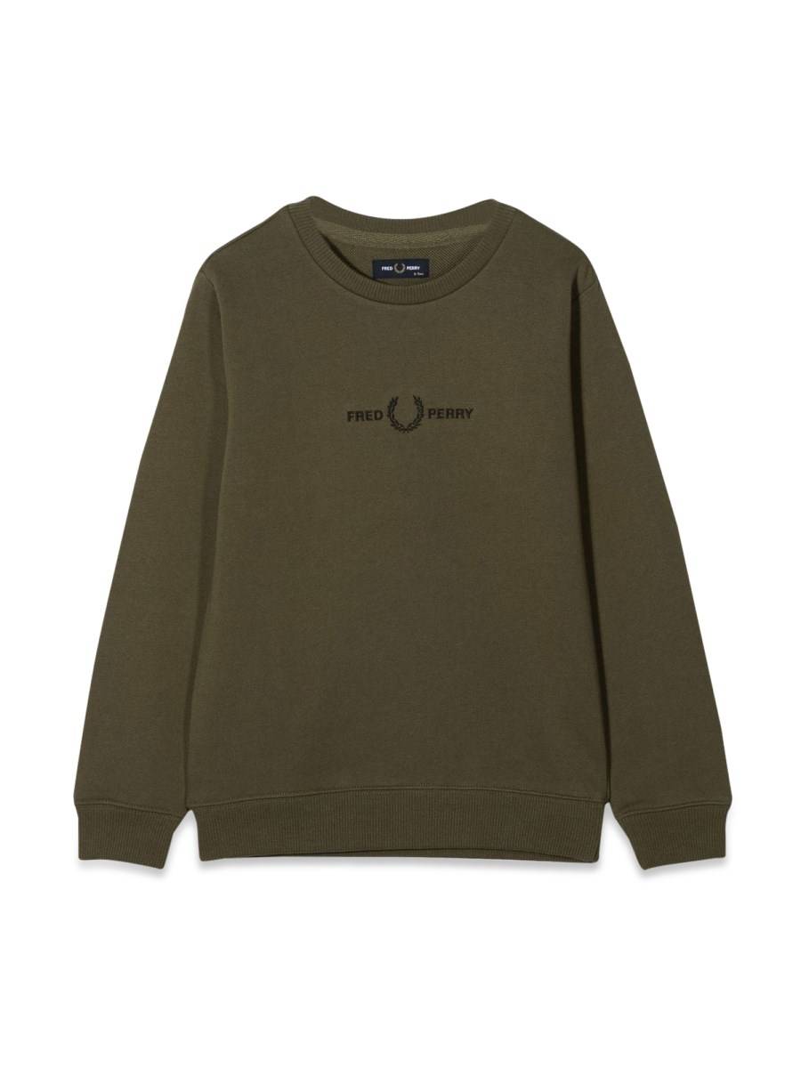 FRED PERRY EMBROIDERED SWEATSHIRT