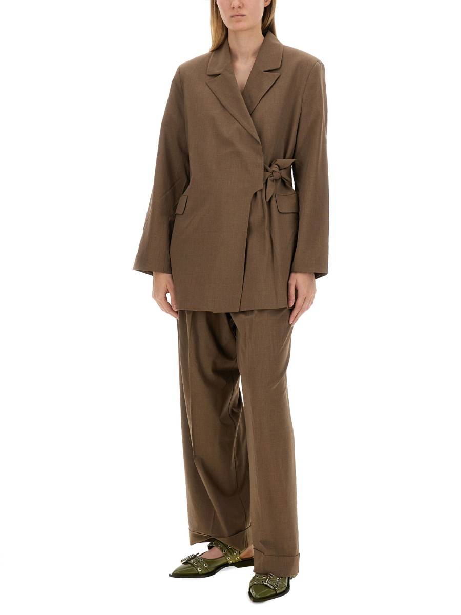 GANNI BLAZER ASIMMETRICO