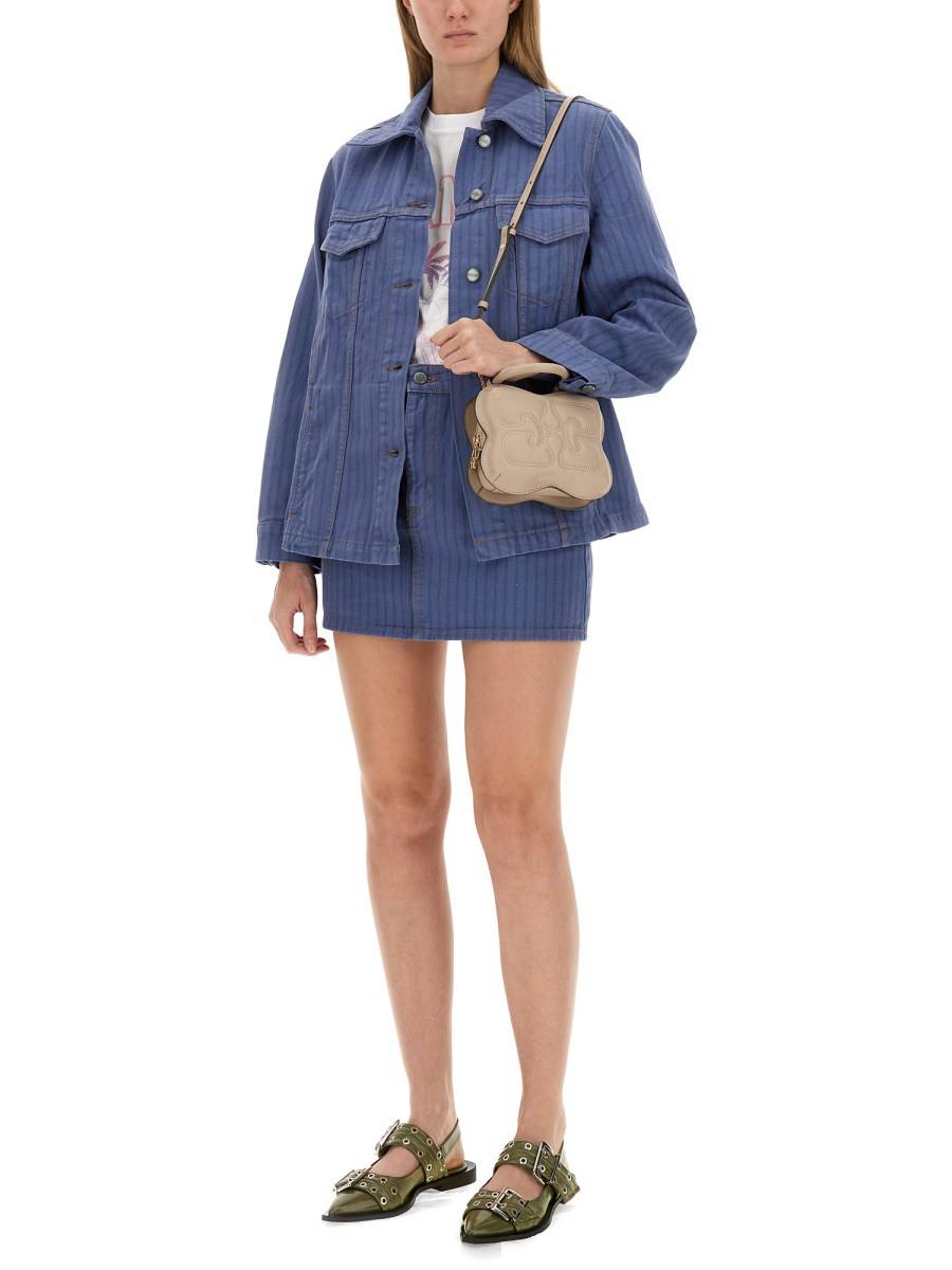 GANNI GIACCA IN DENIM