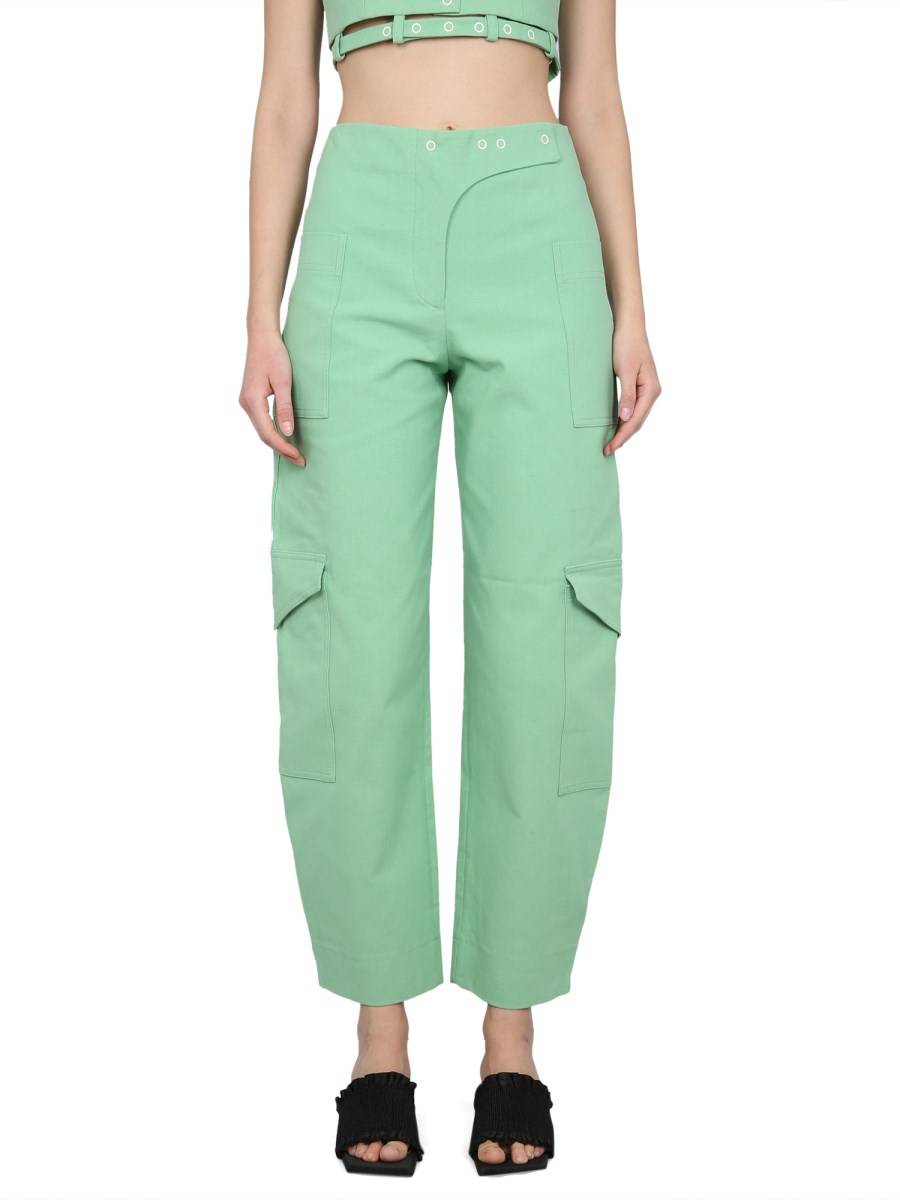 GANNI PANTALONE IN COTONE