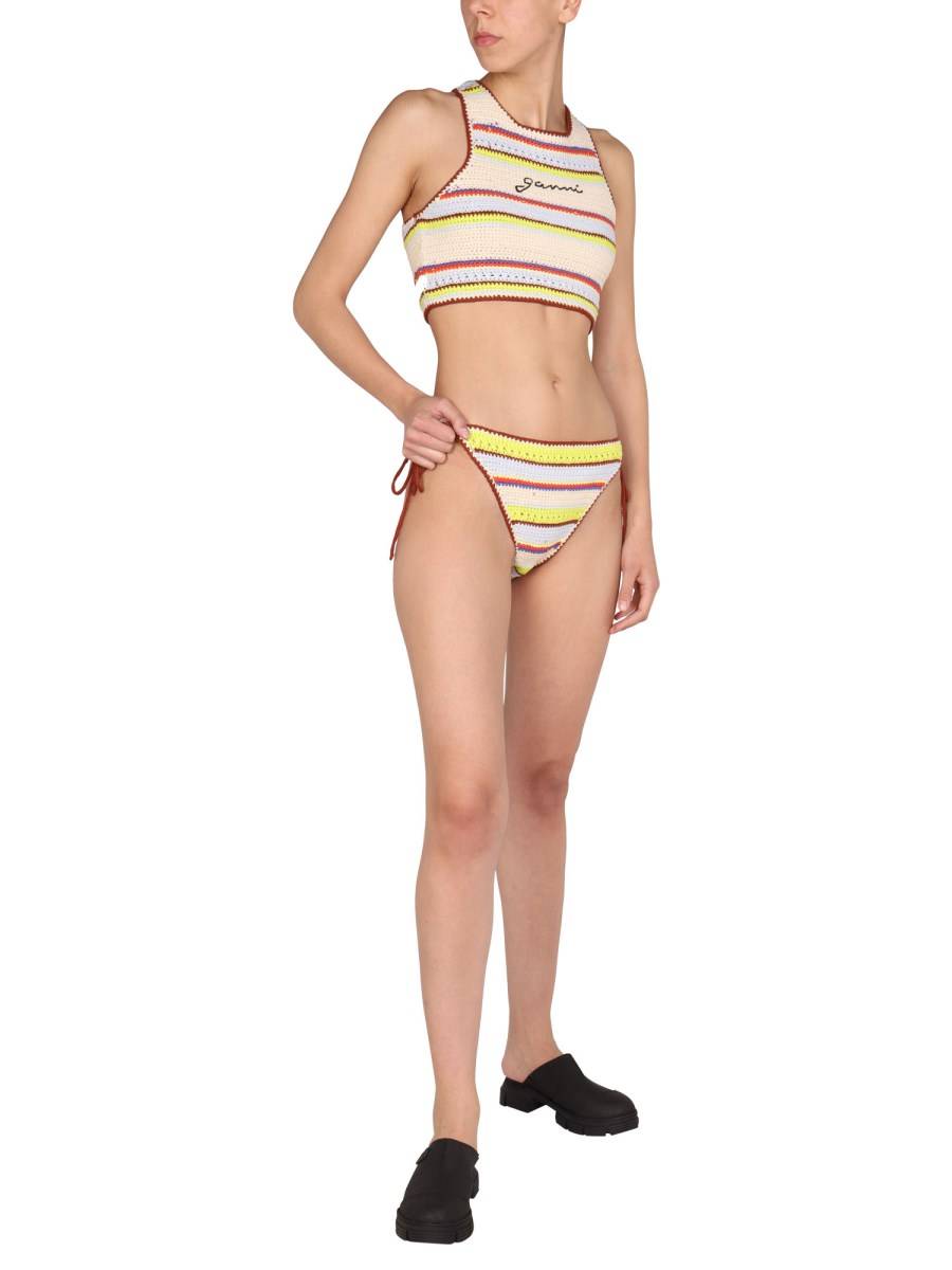GANNI SLIP BIKINI "CROCHET"