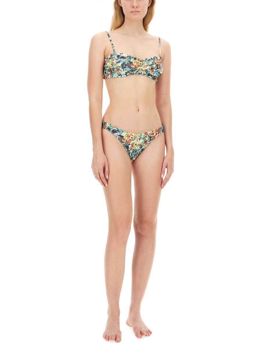 GANNI TOP BIKINI CON MOTIVO FLOREALE