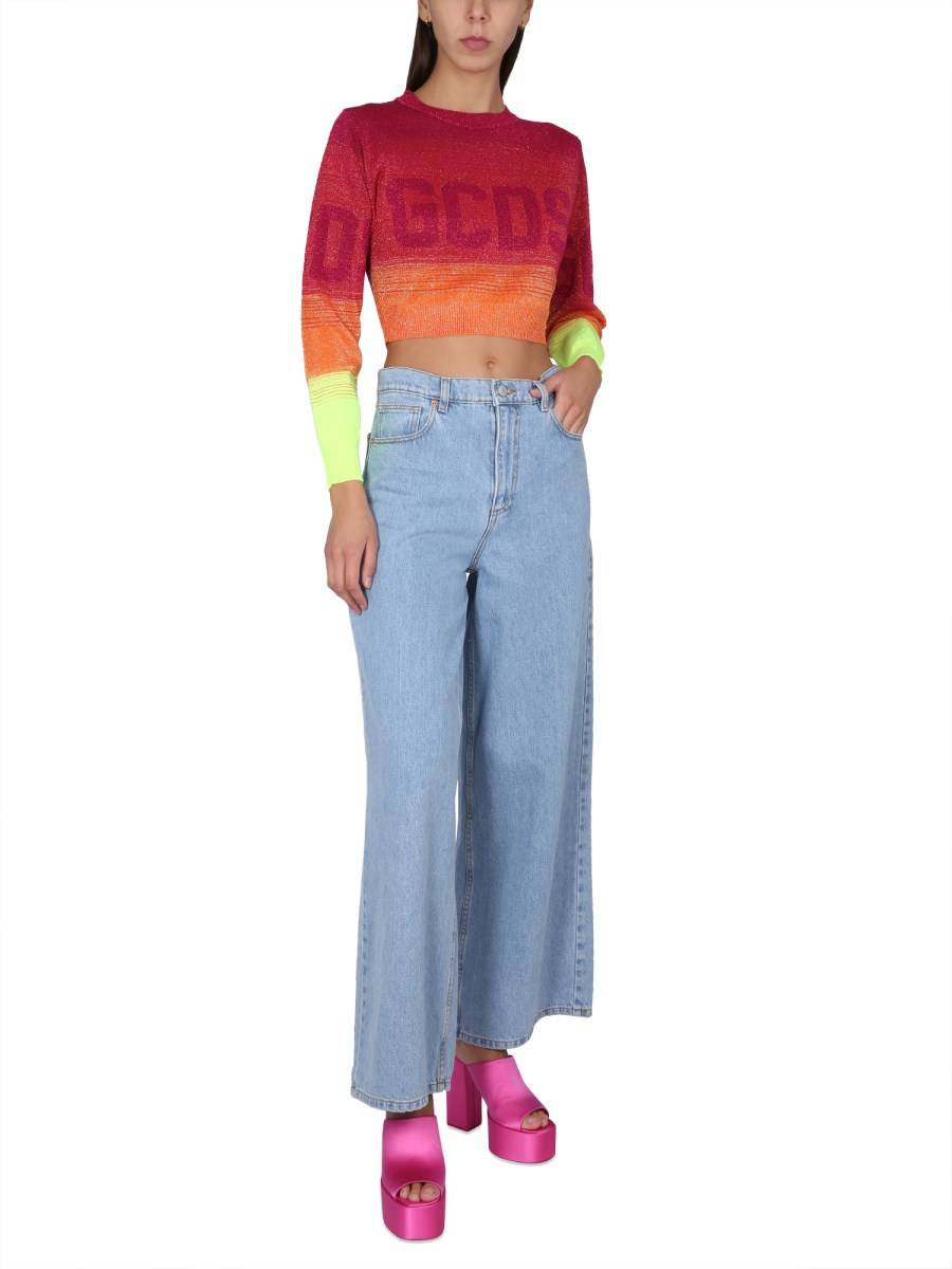 GCDS MAGLIA CORTO LUREX DEGRADÉ