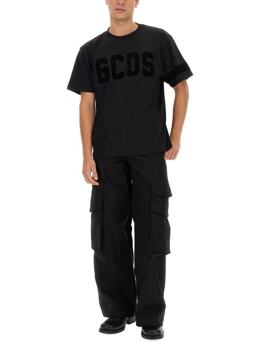 GCDS PANTALONE ULTRACARGO IN COTONE