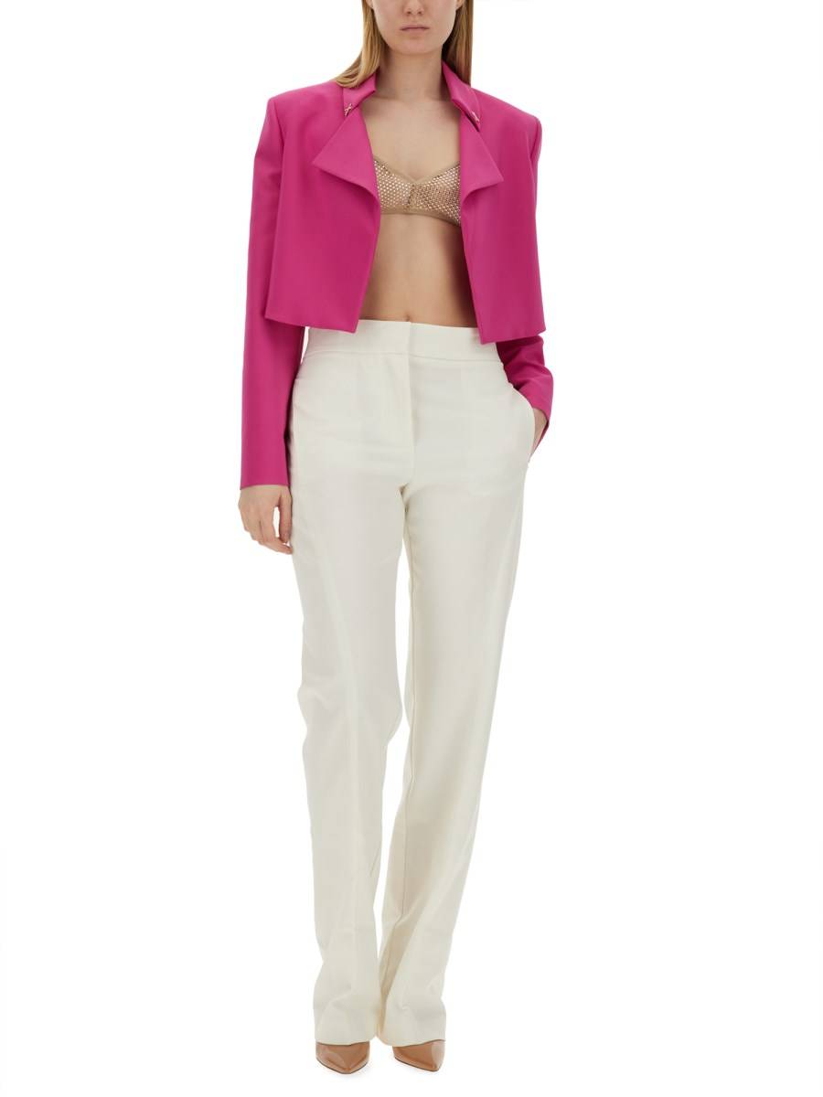 GENNY GIACCA CROPPED CON REVERS