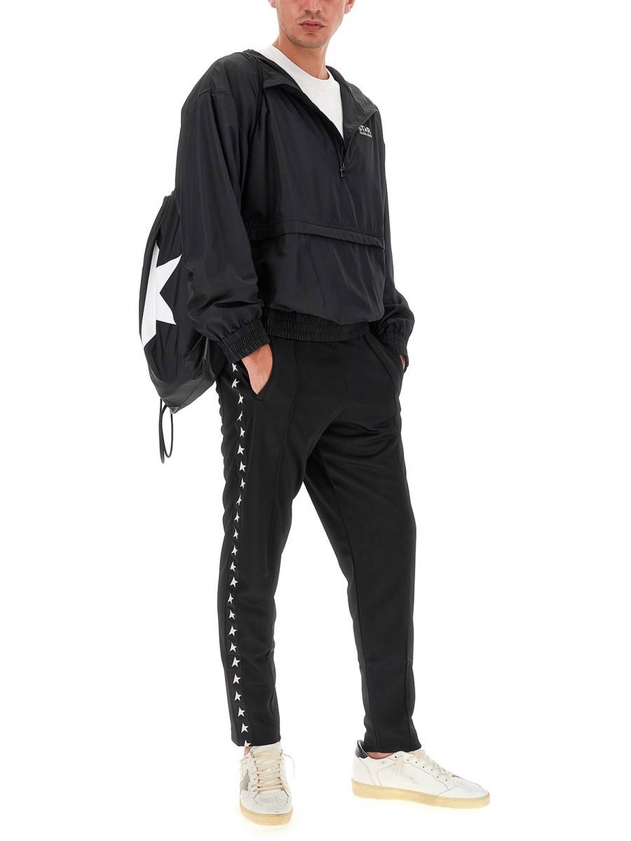 GOLDEN GOOSE GIACCA IN TESSUTO TECNICO CON CAPPUCCIO