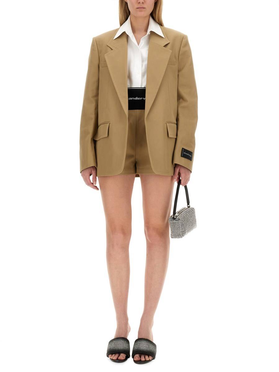ALEXANDER WANG GIACCA OVERSIZE CON CAMICIA INTEGRATA