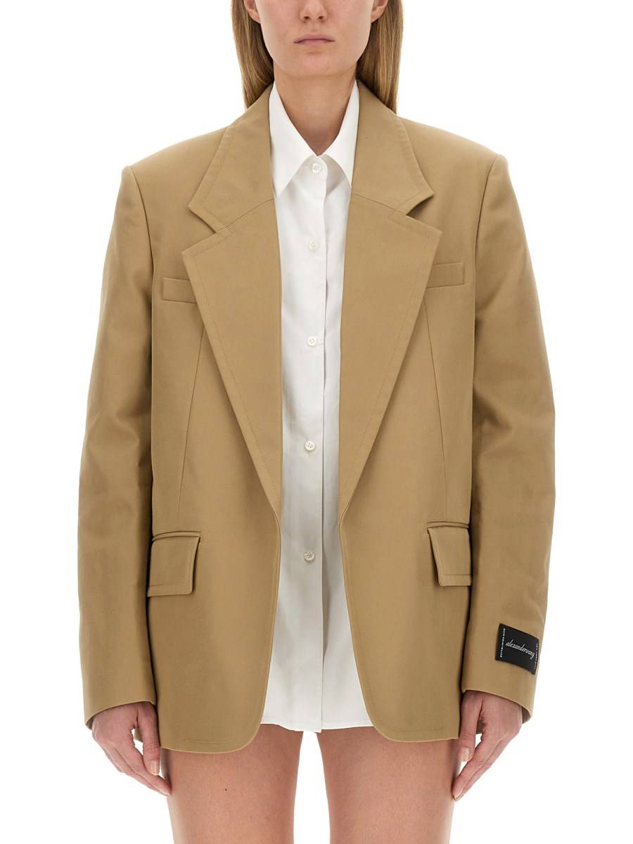 ALEXANDER WANG GIACCA OVERSIZE CON CAMICIA INTEGRATA