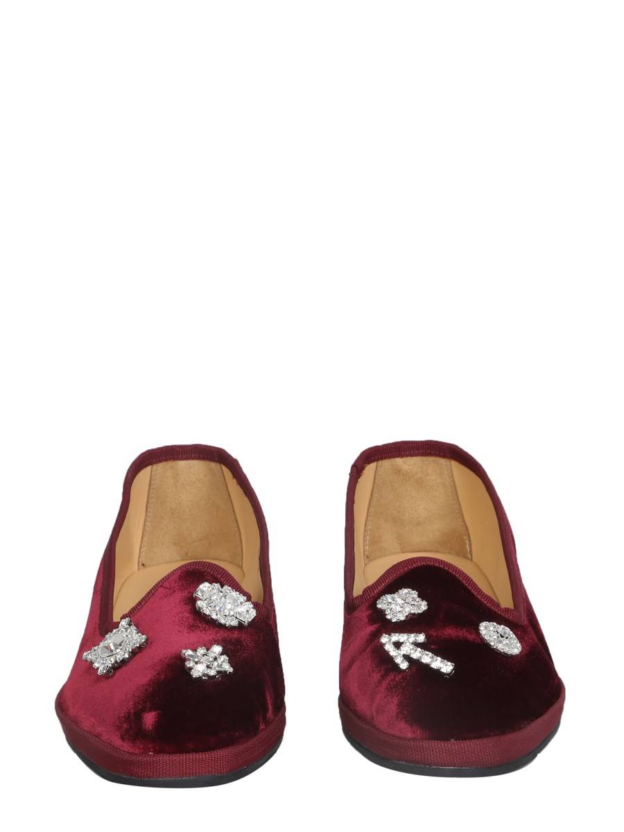 GIANNICO SLIPPER FRIULANA IN VELLUTO