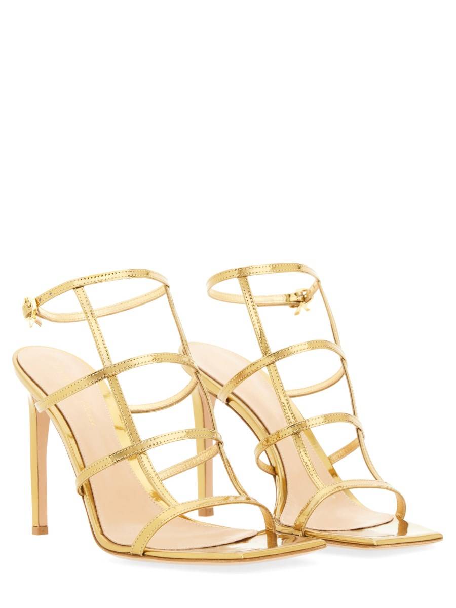 GIANVITO ROSSI SANDALO "MONDRY" IN PELLE
