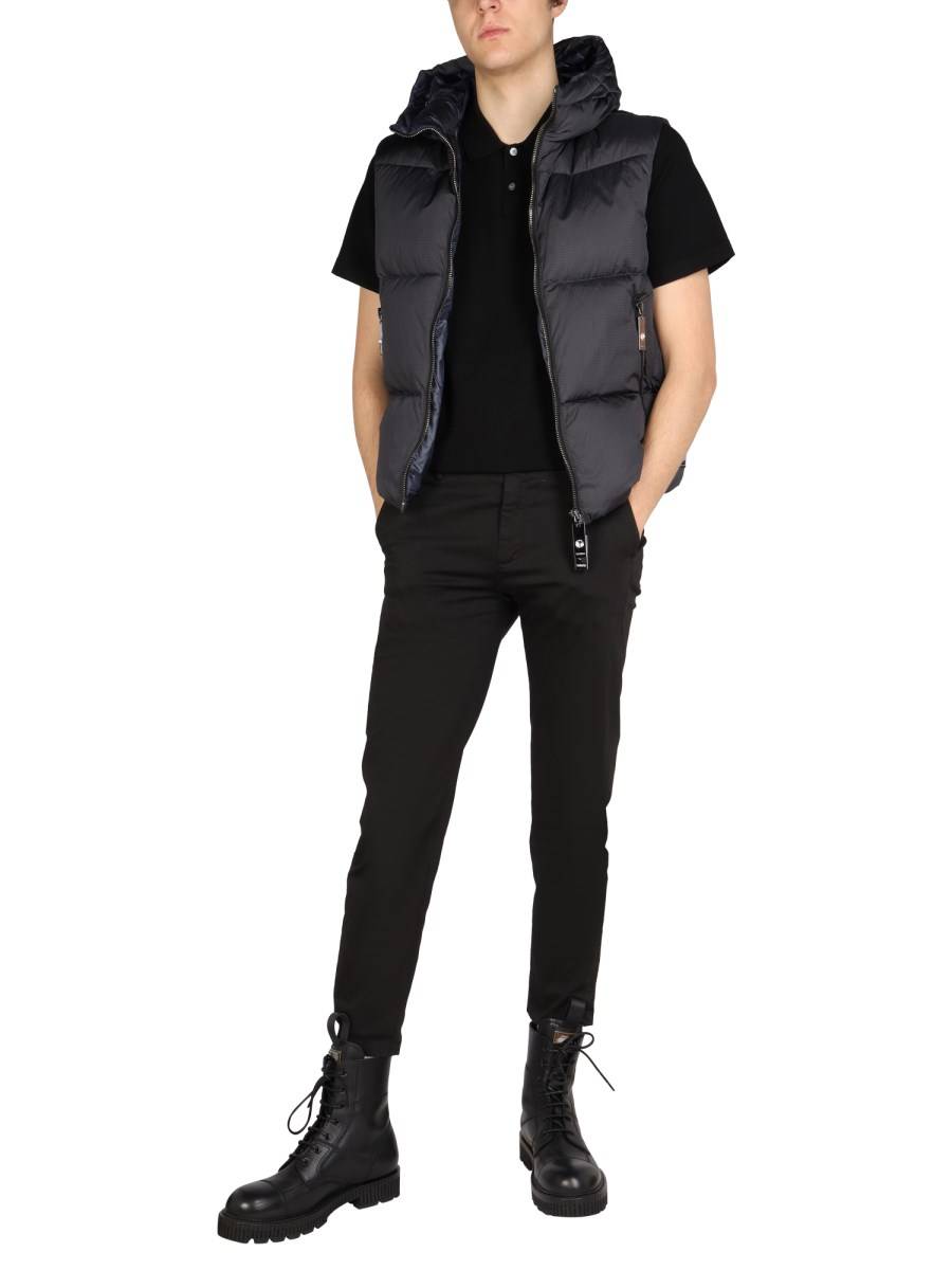 TATRAS X SFERA EBBASTA GILET SVERLI IN NYLON CON CAPPUCCIO