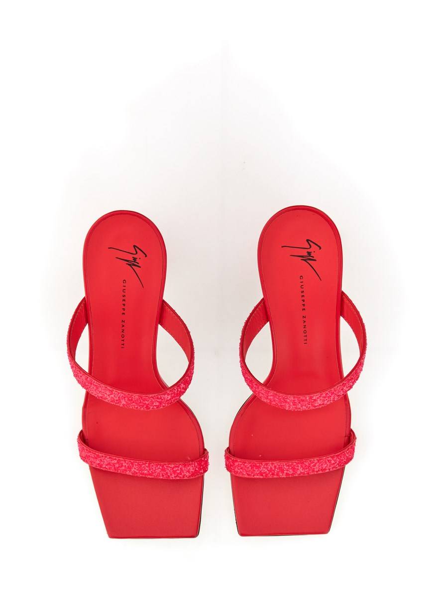 GIUSEPPE ZANOTTI MULE CON GLITTER