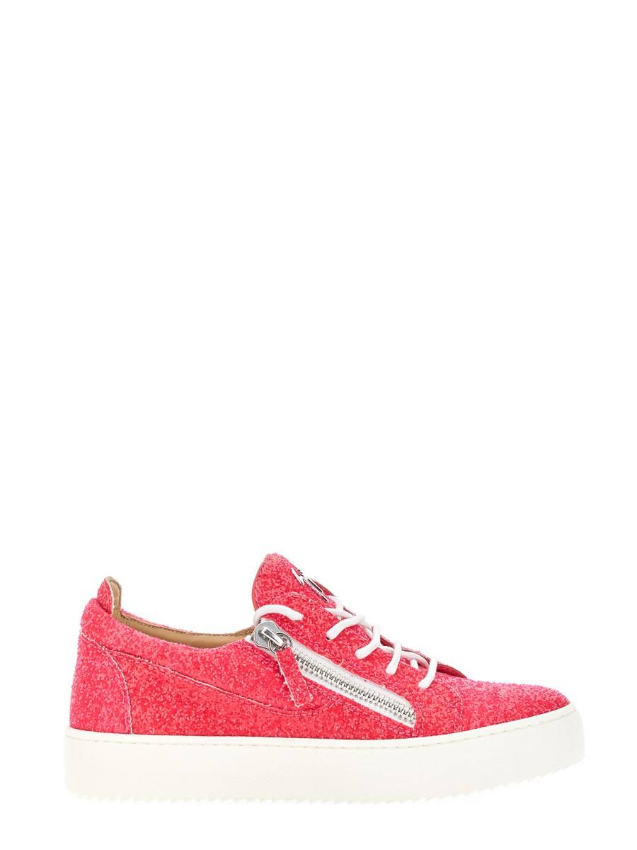 GIUSEPPE ZANOTTI SNEAKER GAIL IN TESSUTO GLITTER