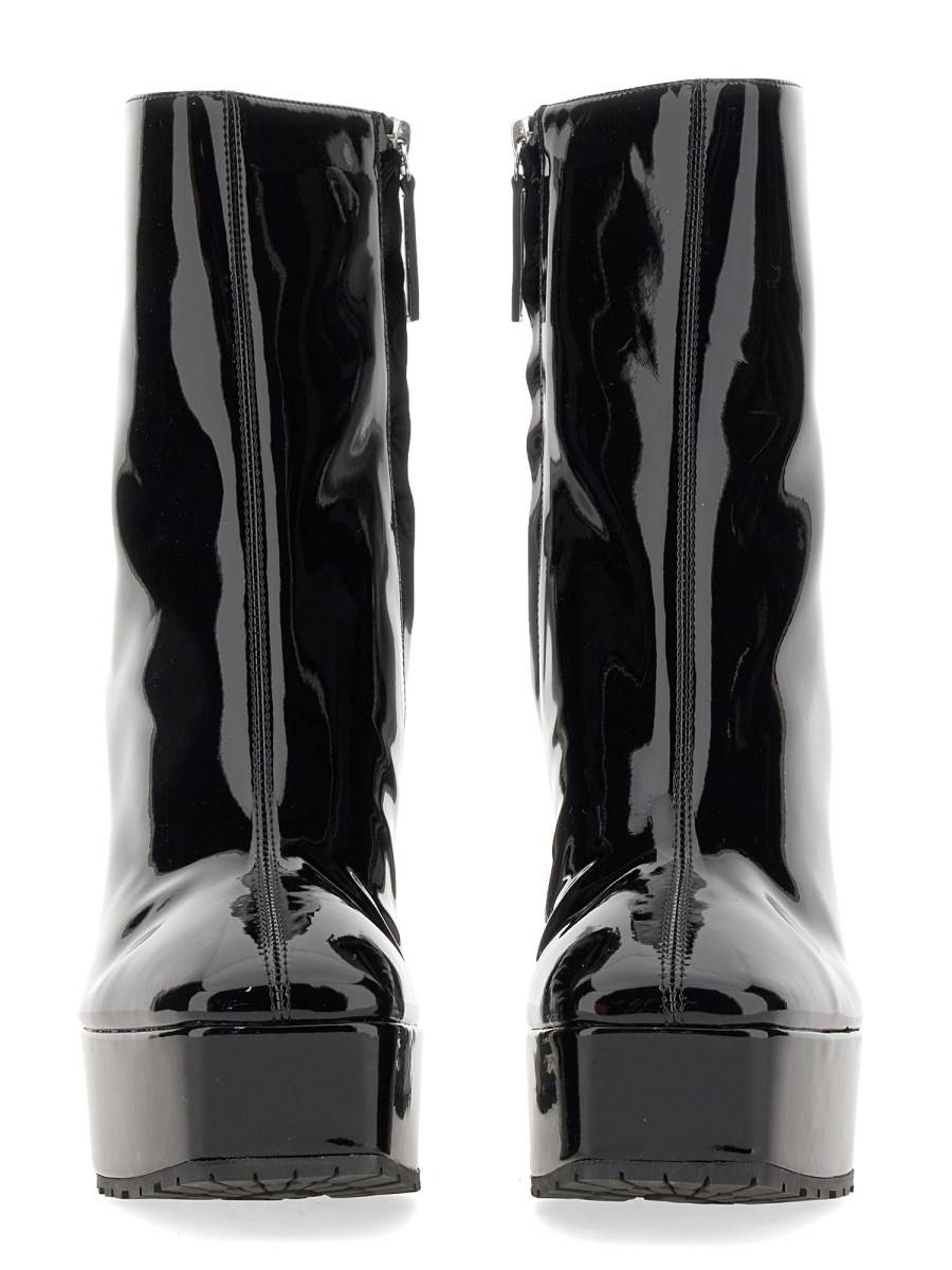 GIUSEPPE ZANOTTI STIVALE IN ECOPELLE CON PLATEAU