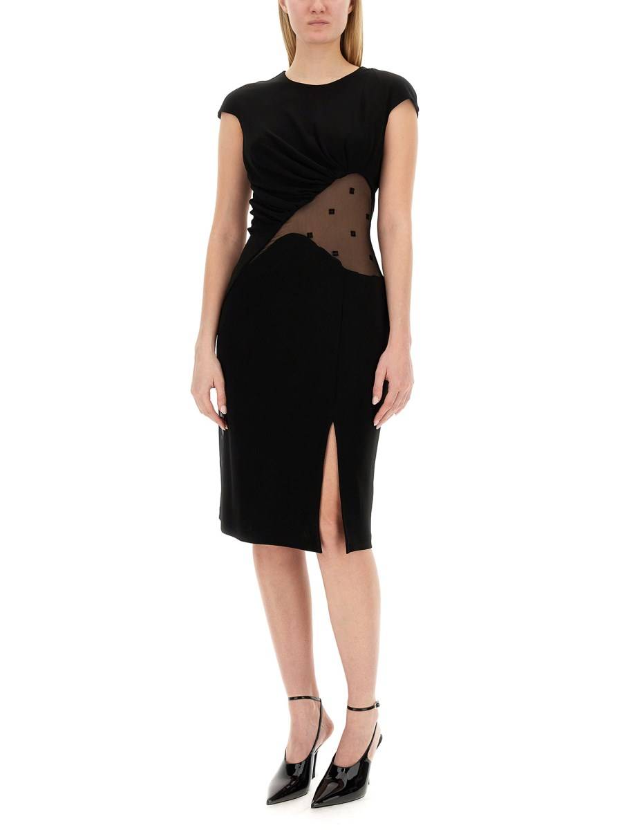 GIVENCHY ABITO IN CREPE E TULLE 4G
