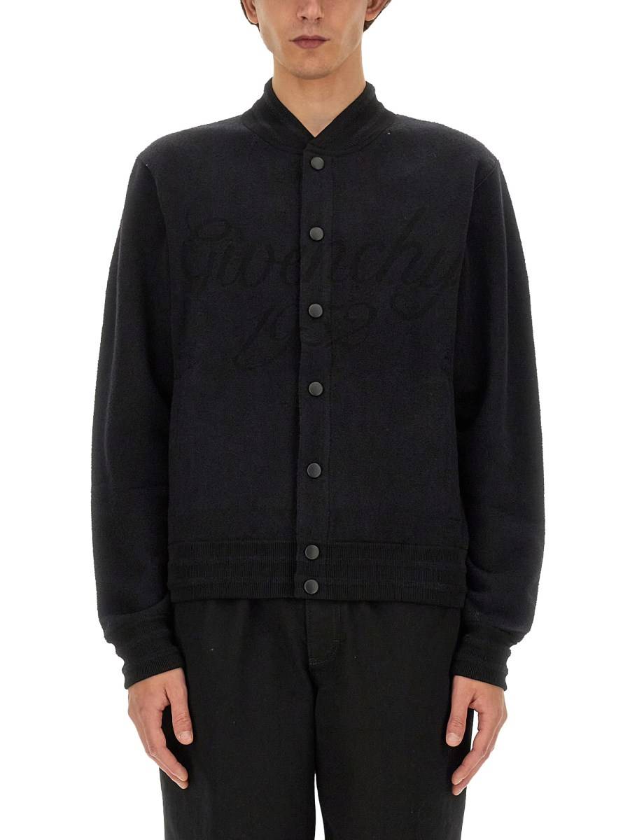 GIVENCHY BOMBER IN MAGLIA CON LOGO 1952