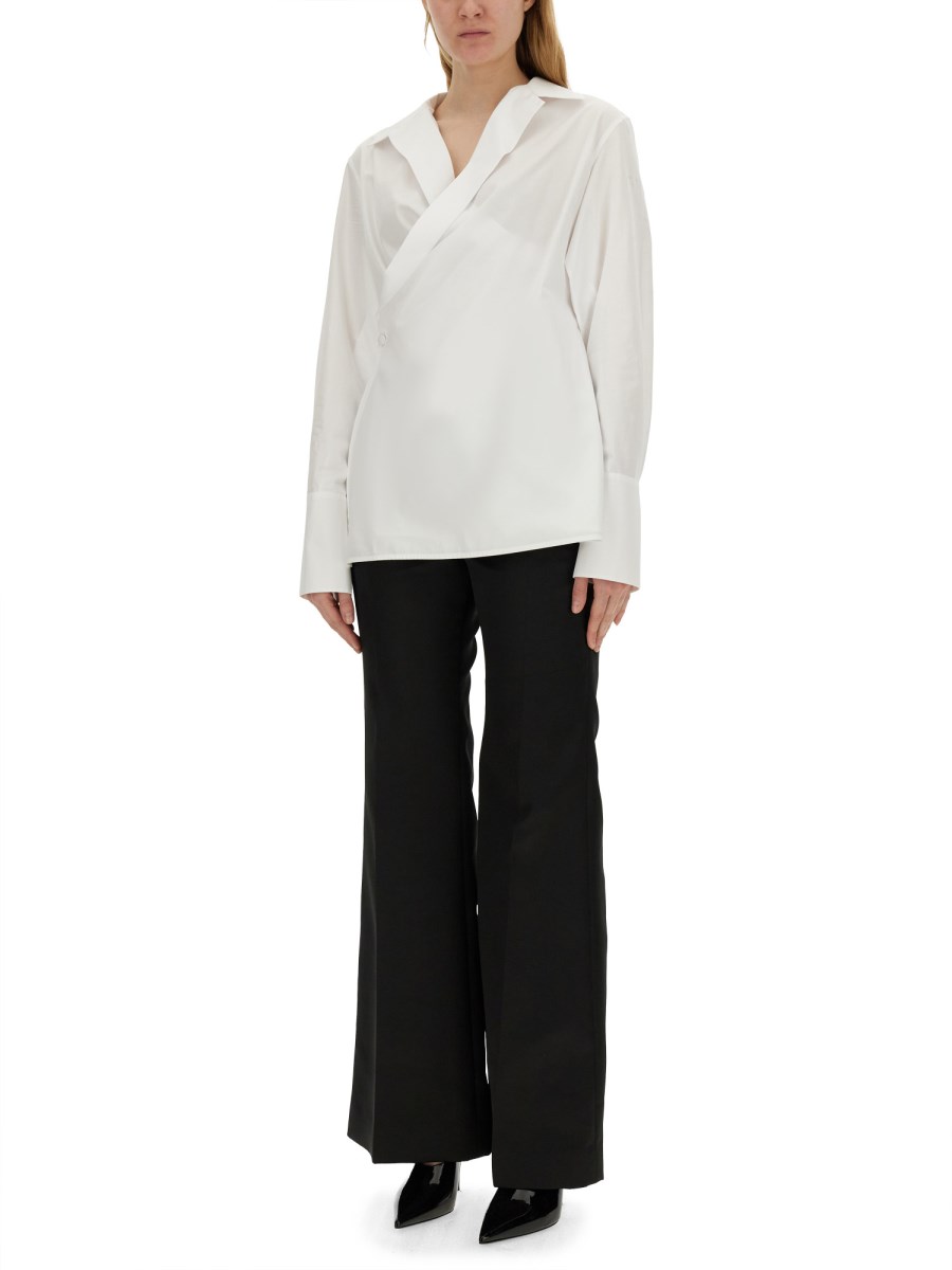 GIVENCHY CAMICIA A PORTAFOGLIO IN POPELINE