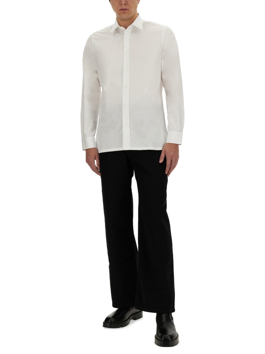 GIVENCHY CAMICIA CLASSICA IN POPELINE DI COTONE