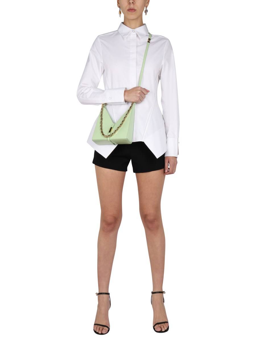 GIVENCHY CAMICIA IN POPELINE DI COTONE CON INSERTO