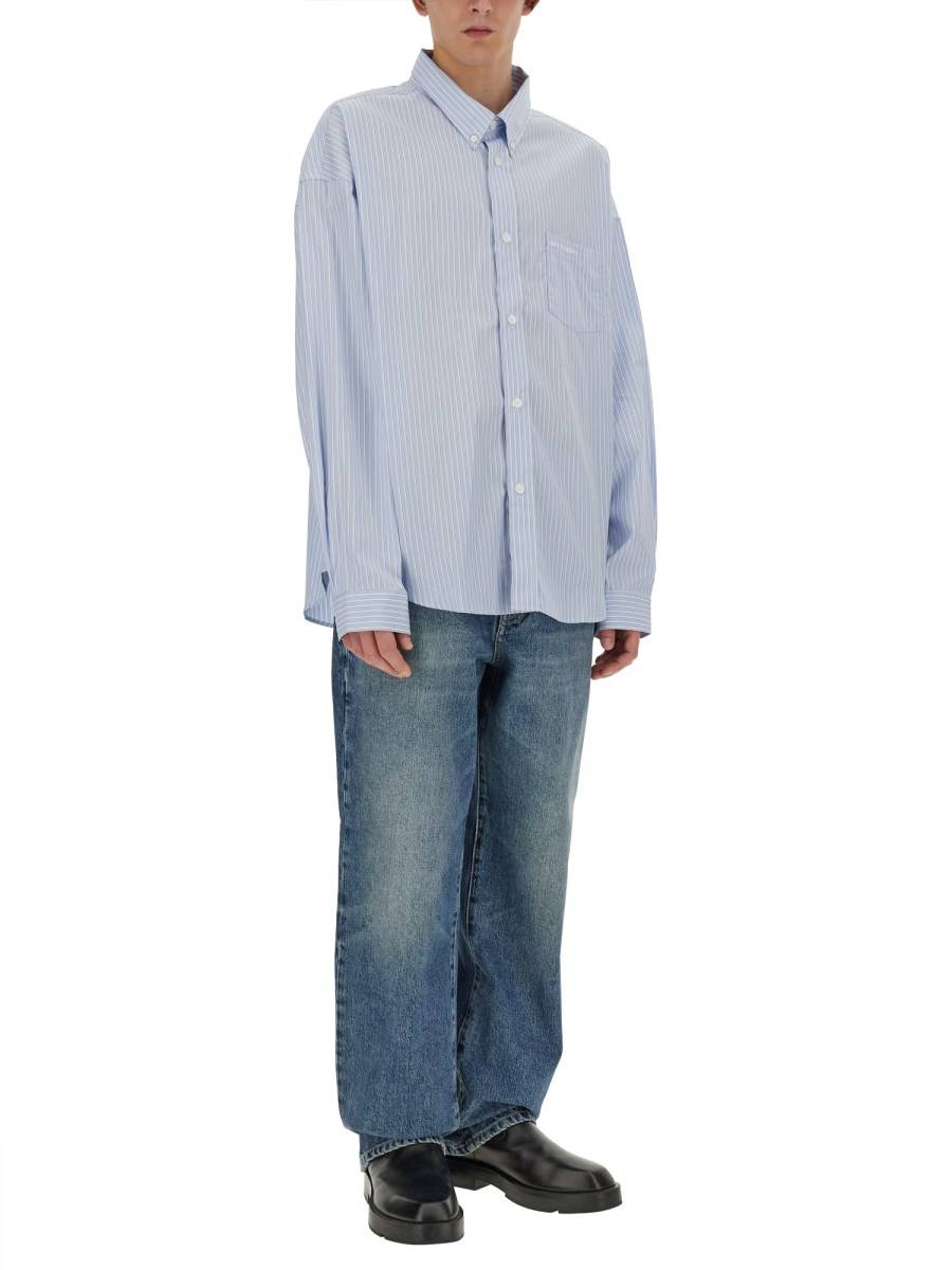 GIVENCHY CAMICIA IN POPELINE DI COTONE CON TASCA