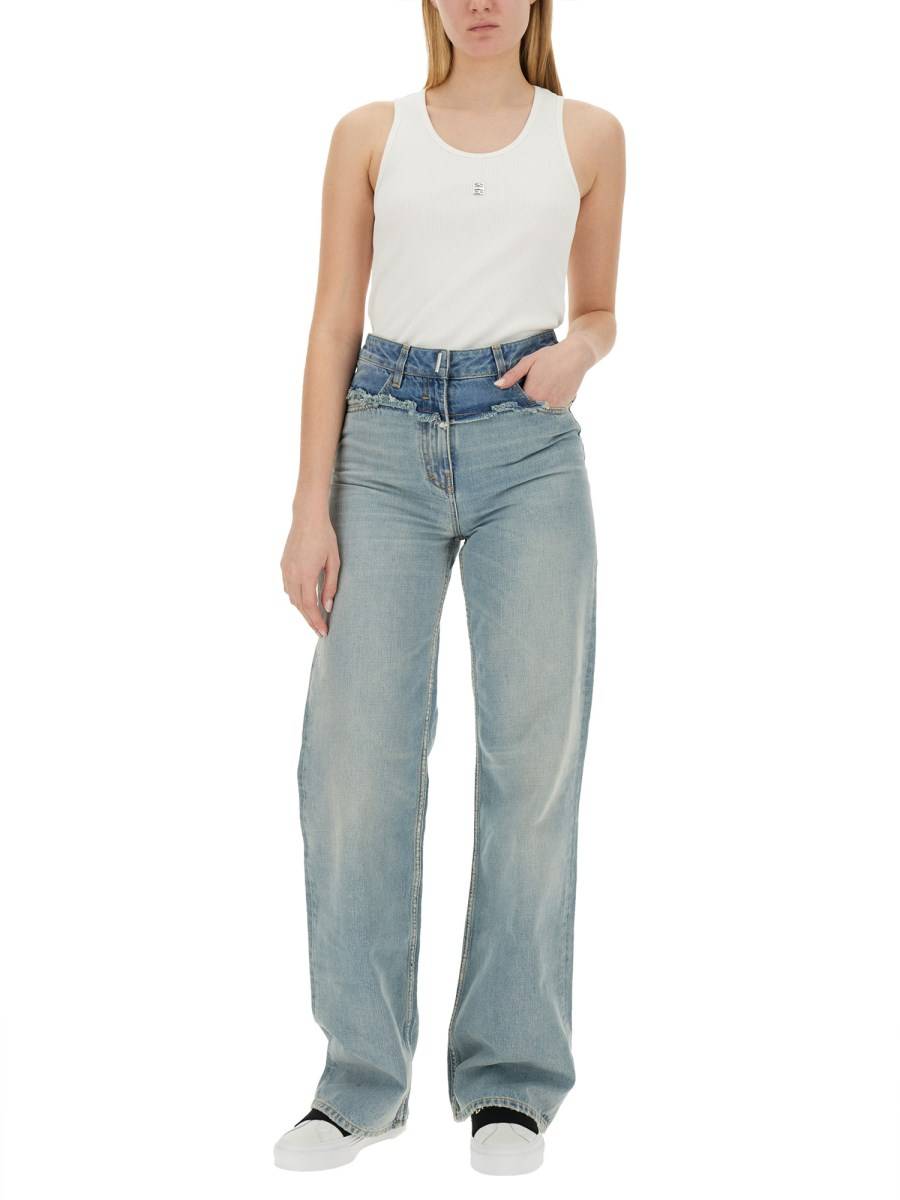 GIVENCHY CANOTTA SLIM IN COTONE A COSTE