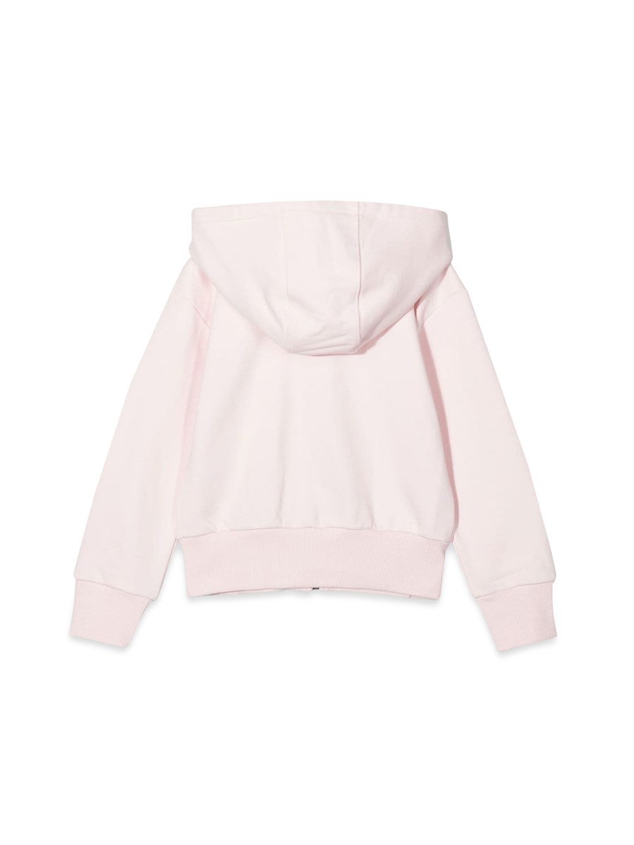 GIVENCHY CARDIGAN CON CAPPUCCIO ZIP E LOGO