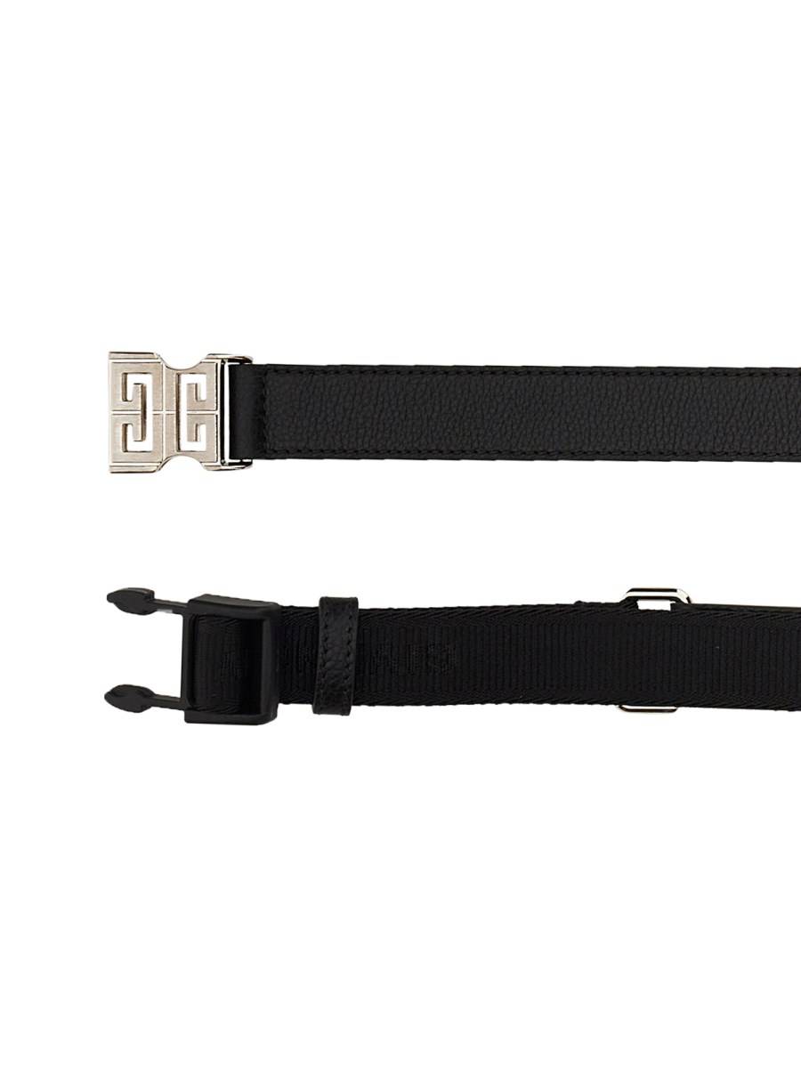 GIVENCHY CINTURA IN PELLE CON FIBBIA 4G