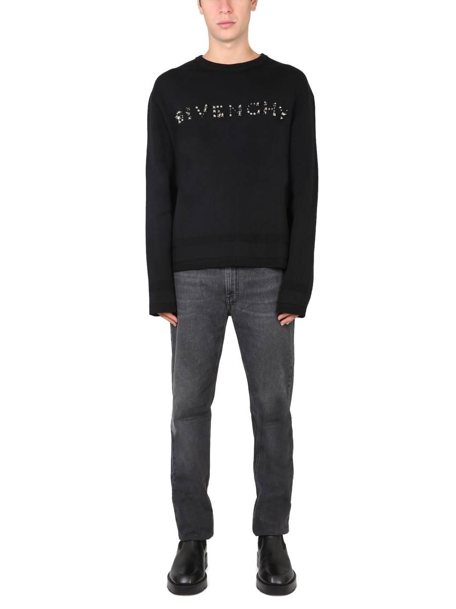 GIVENCHY FELPA IN COTONE CON LOGO