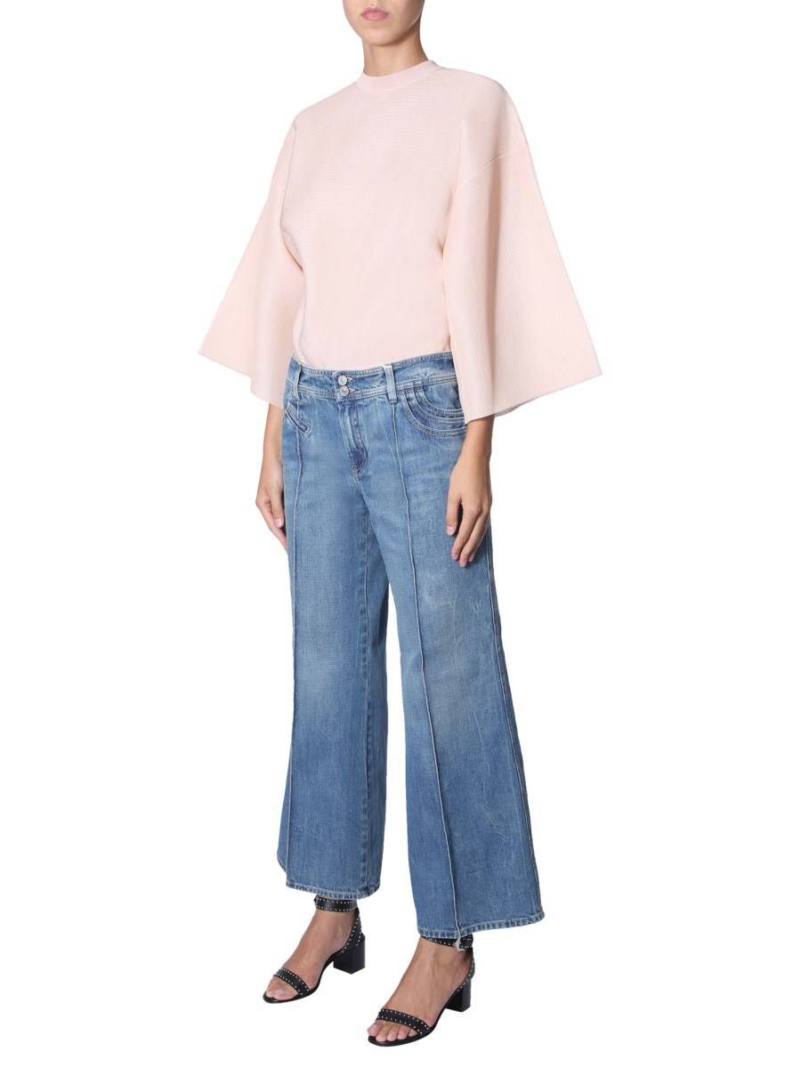 GIVENCHY MAGLIA IN SETA CON MANICA A SBUFFO