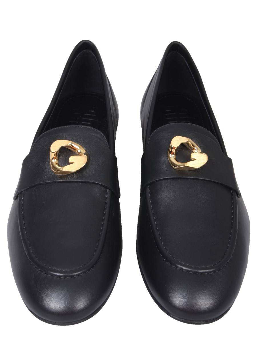 GIVENCHY MOCASSINO IN PELLE G CHAIN