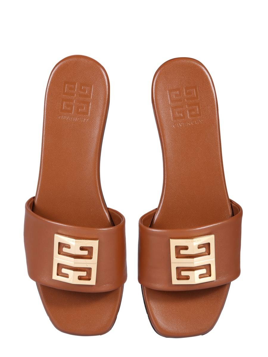 GIVENCHY MULE PIATTA 4G IN PELLE