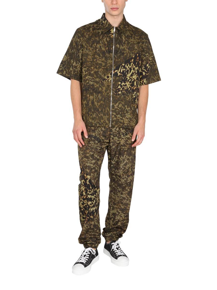 GIVENCHY PANTALONE JOGGING IN COTONE CON STAMPA 4G