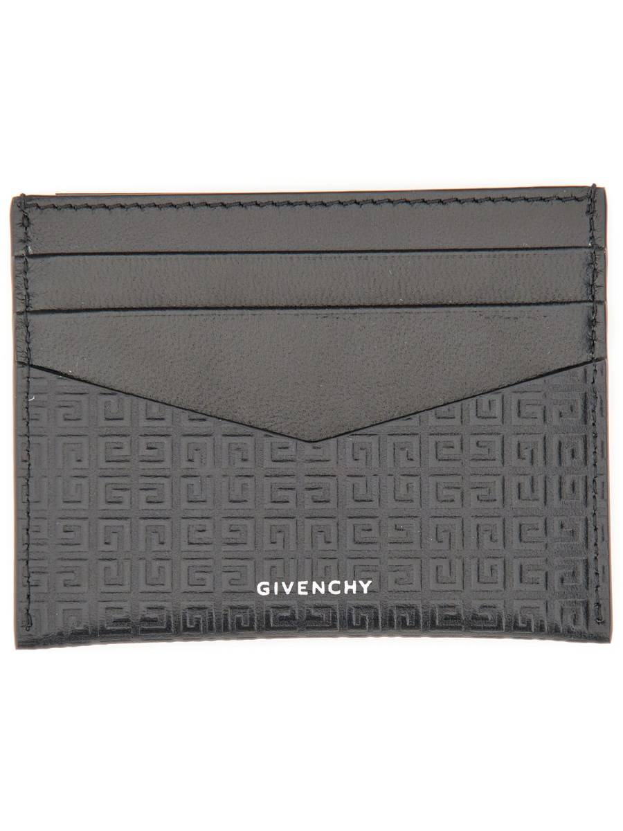 GIVENCHY PORTACARTE CON LOGO IN PELLE 4G