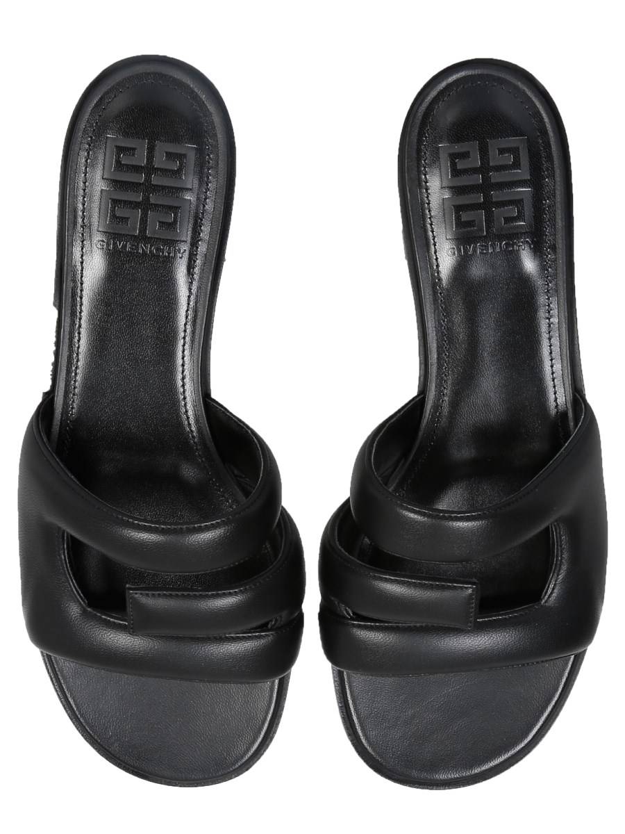 GIVENCHY SANDALO SLIDE IN PELLE