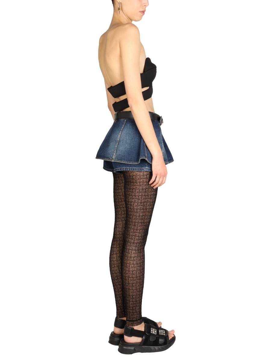 GIVENCHY SHORTS IN DENIM DI COTONE