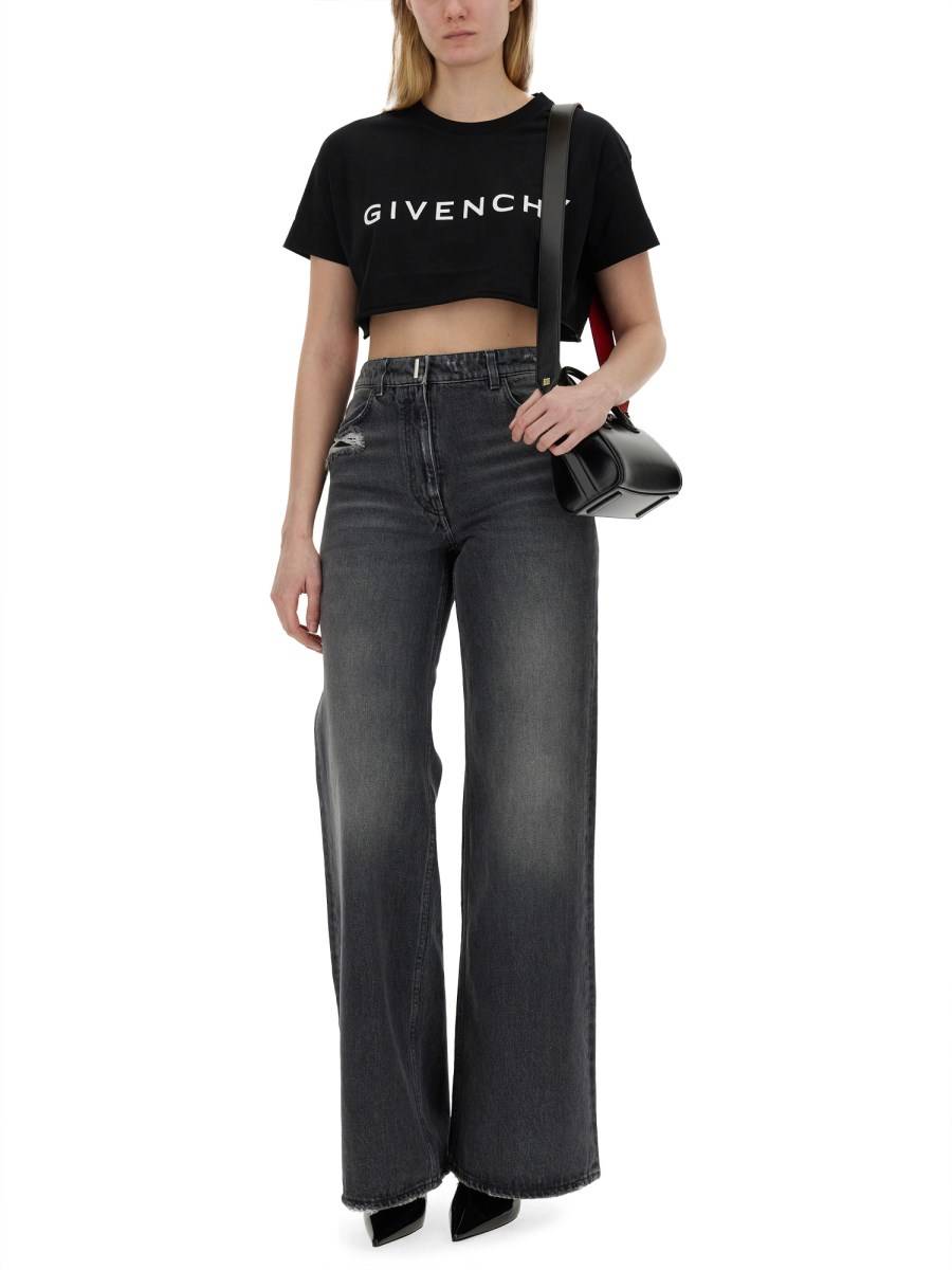 GIVENCHY T-SHIRT IN JERSEY DI COTONE CON LOGO