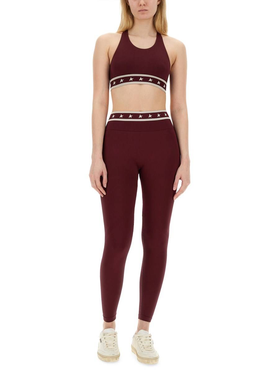 GOLDEN GOOSE LEGGINGS CON LOGO