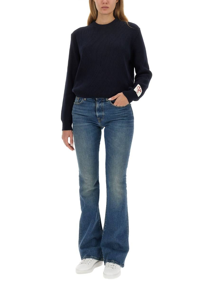 GOLDEN GOOSE MAGLIA CON LOGO