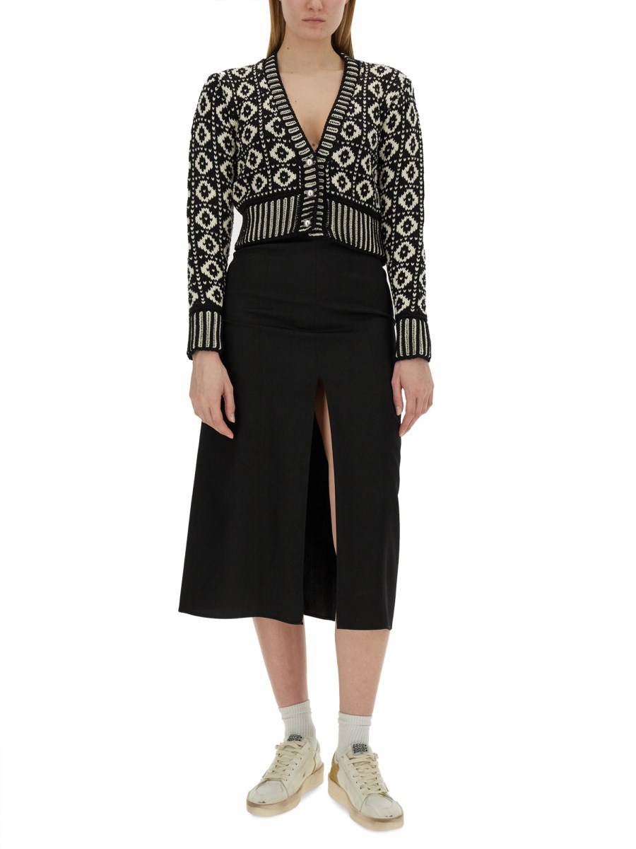 GOLDEN GOOSE MAGLIA CROPPED