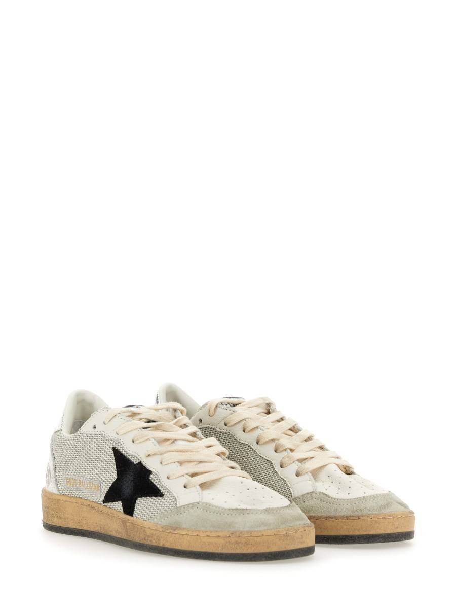 GOLDEN GOOSE SNEAKER "BALL STAR" IN MESH E SUEDE