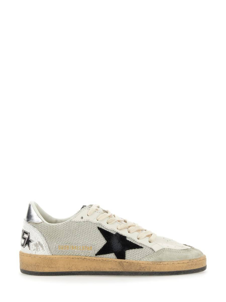 GOLDEN GOOSE SNEAKER "BALL STAR" IN MESH E SUEDE