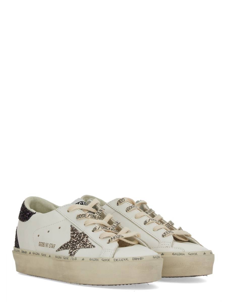 GOLDEN GOOSE SNEAKER HI STAR IN PELLE
