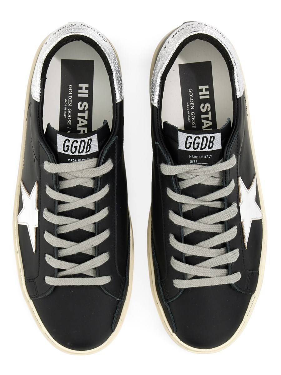 GOLDEN GOOSE SNEAKER HI STAR IN PELLE